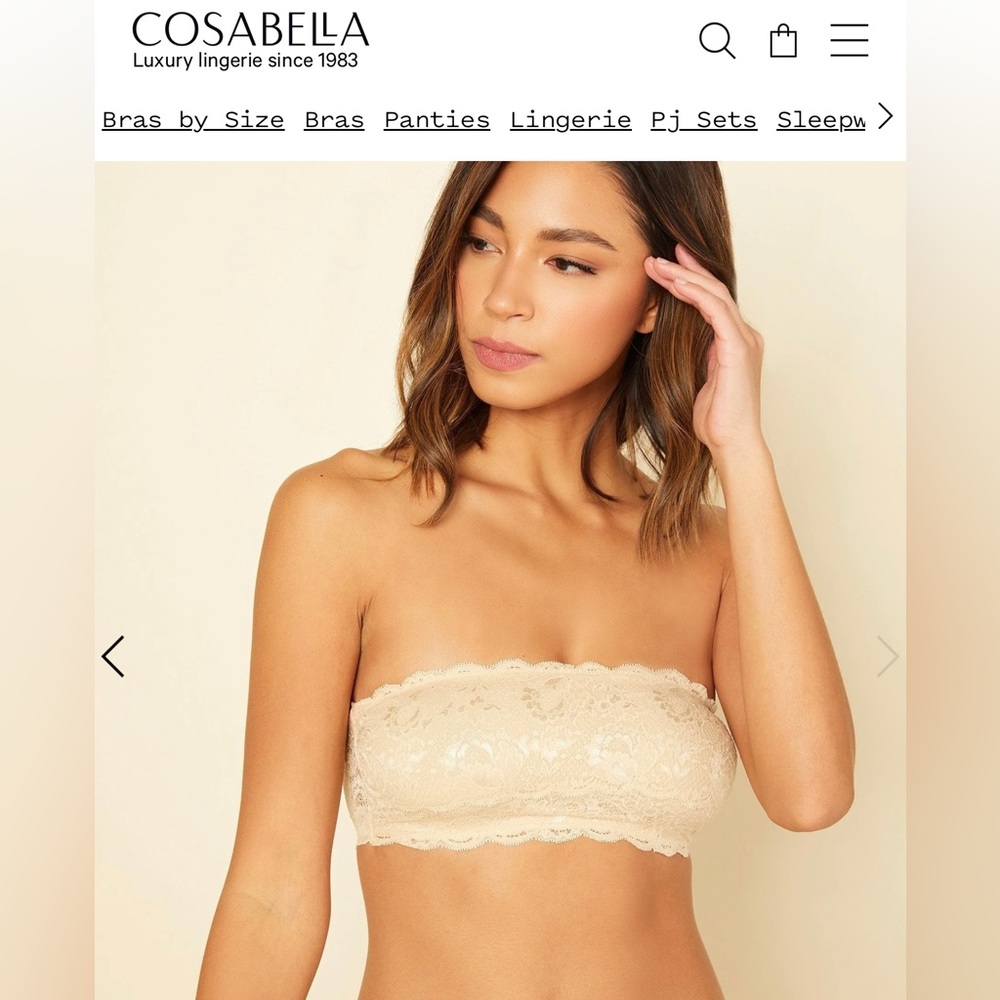Cosabella 'never say never' Flirtie Bandeau Bra